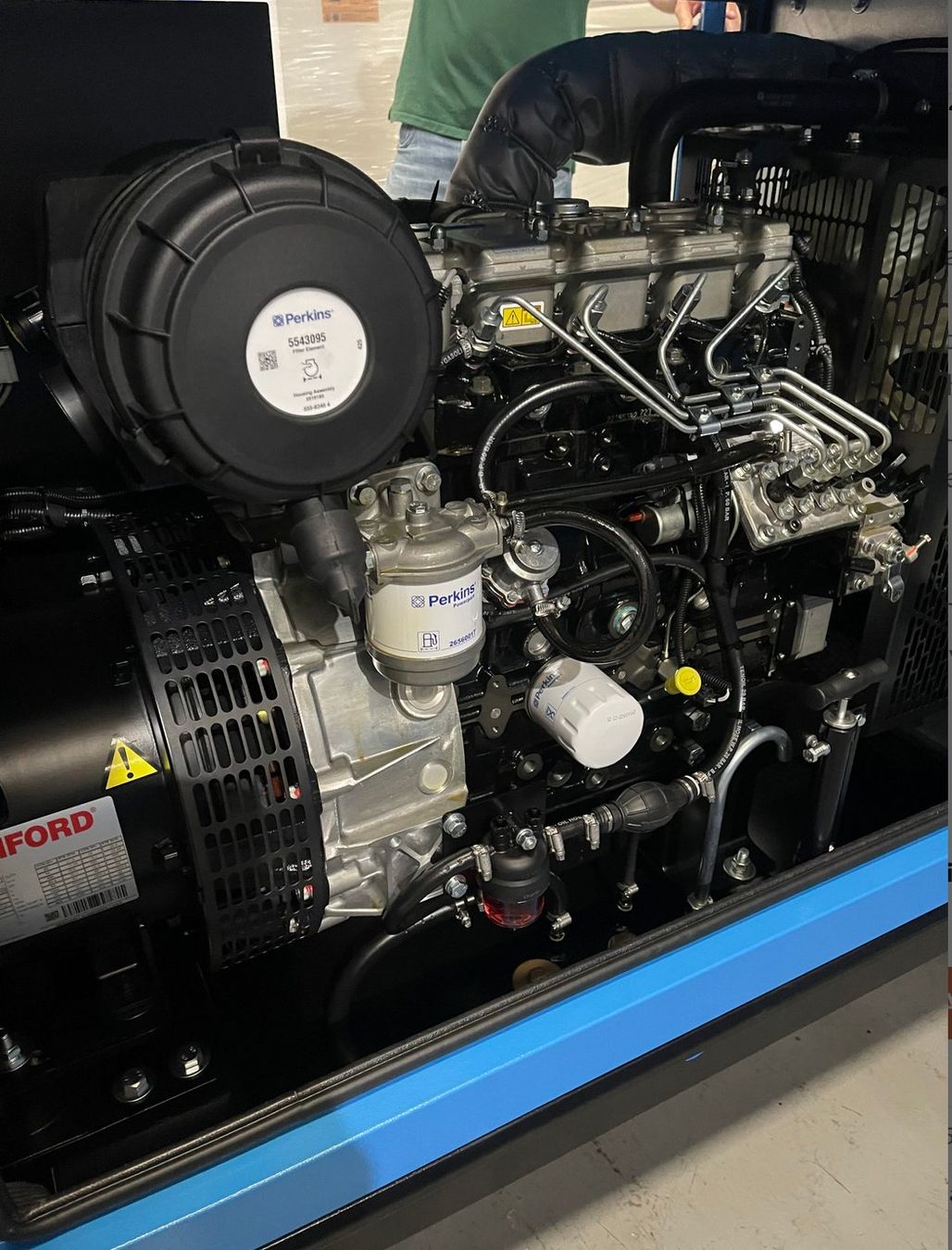 Groupe électrogène professionnel 22 kW Euro 5 4 cylindres Perkins Diesel